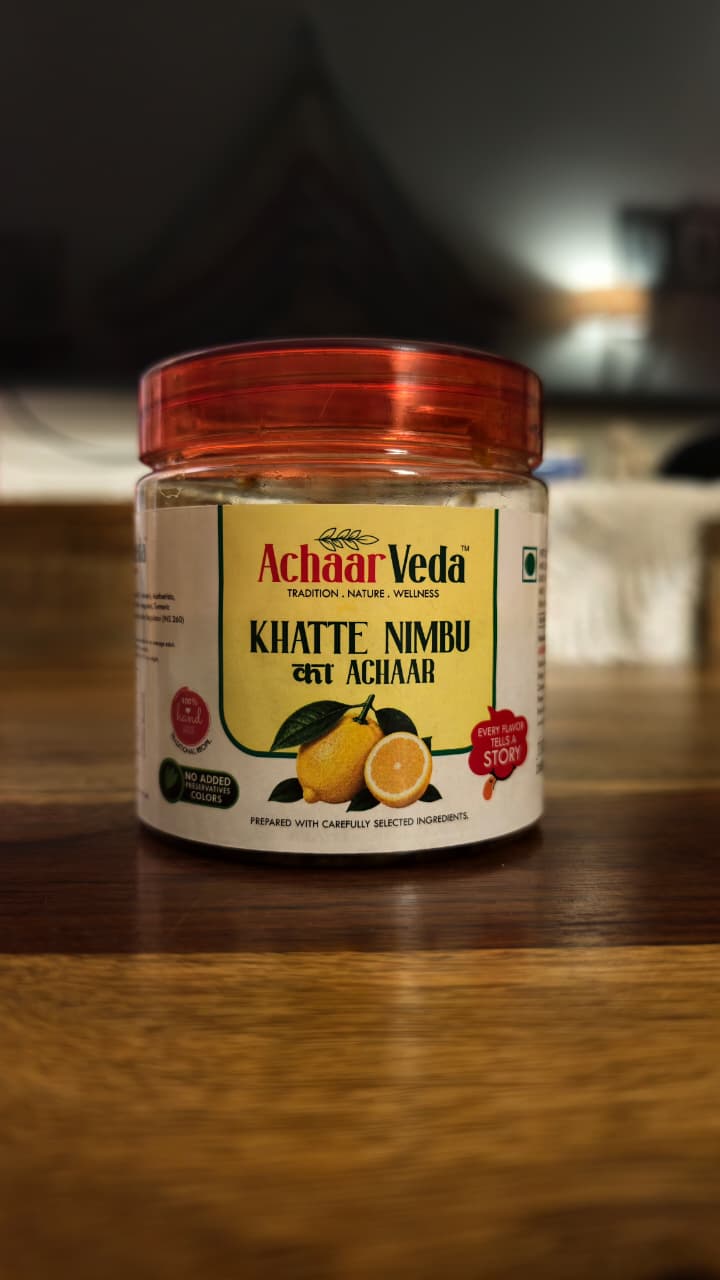 Khatte Nimbu Ka Achaar (Lemon Pickle)